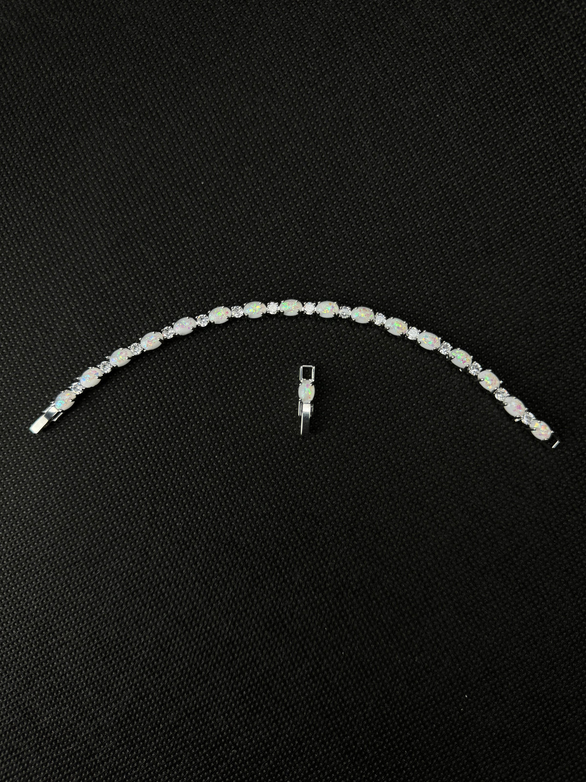 Sphere Bracelet (White/Silver)