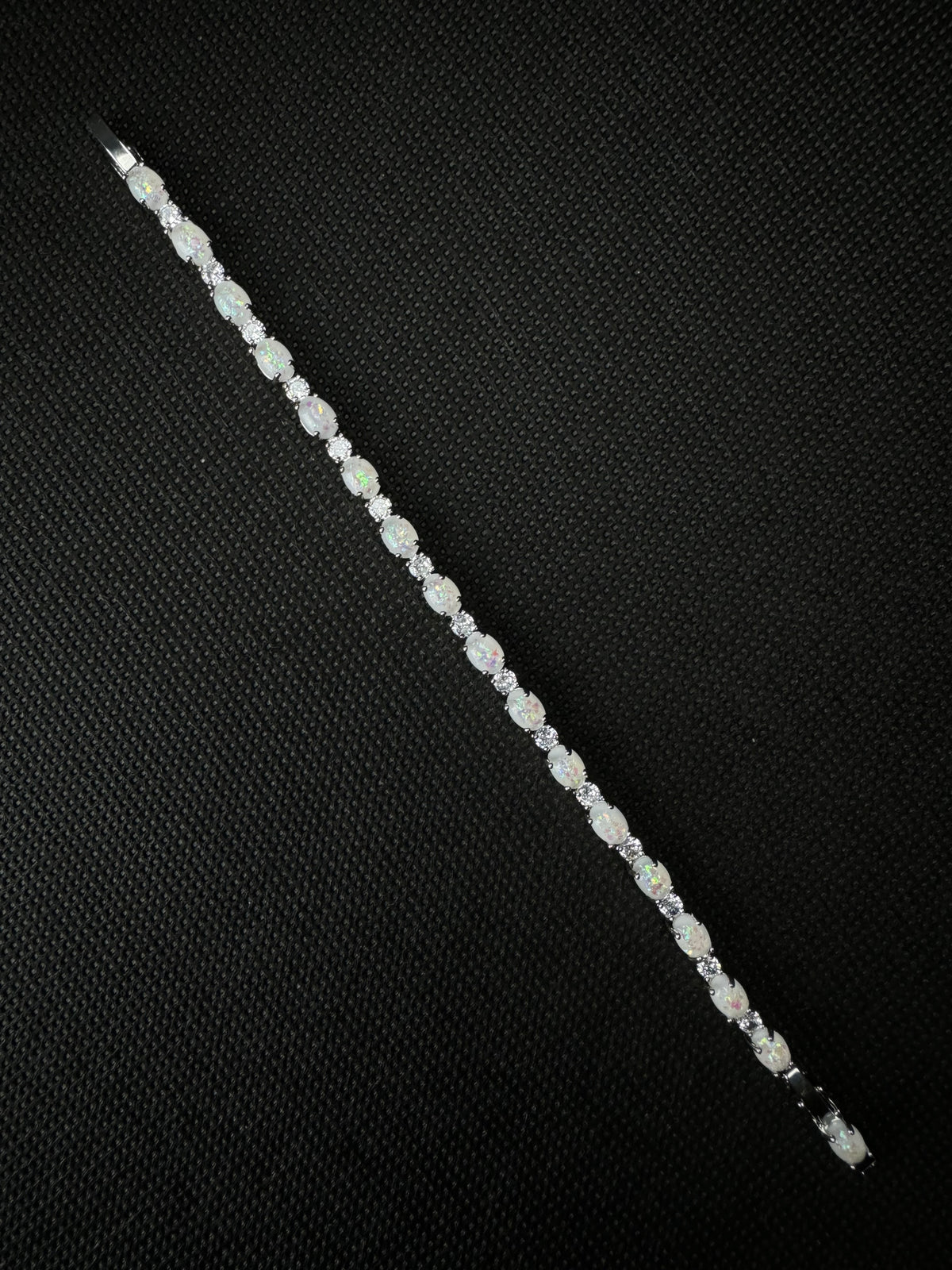 Sphere Bracelet (White/Silver)
