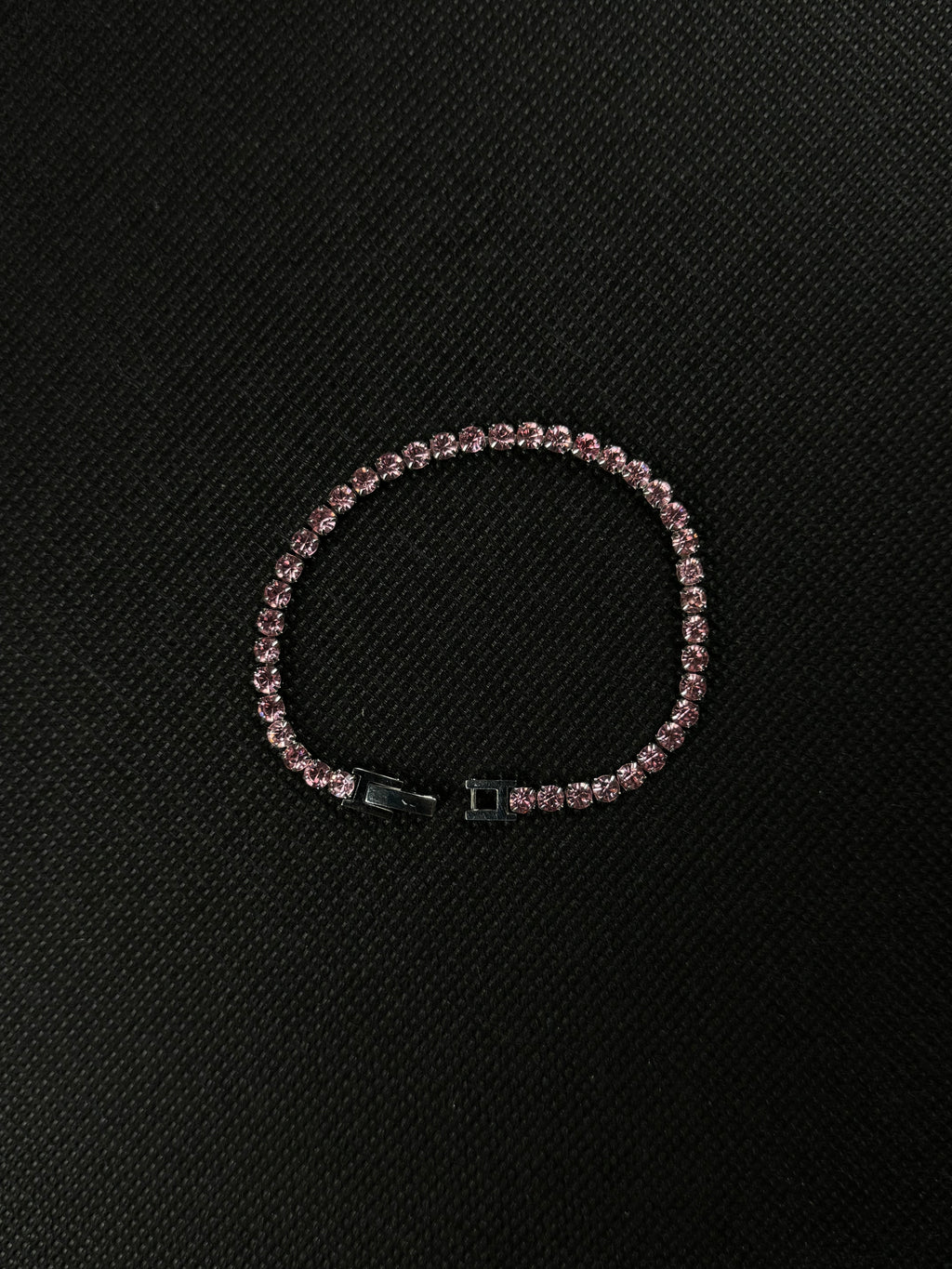 Crystal Bracelet (Pink/Silver)