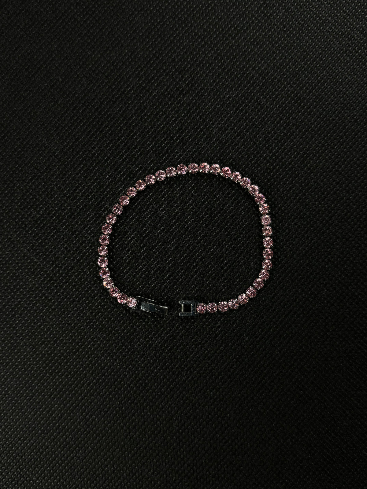 Crystal Bracelet (Pink/Silver)