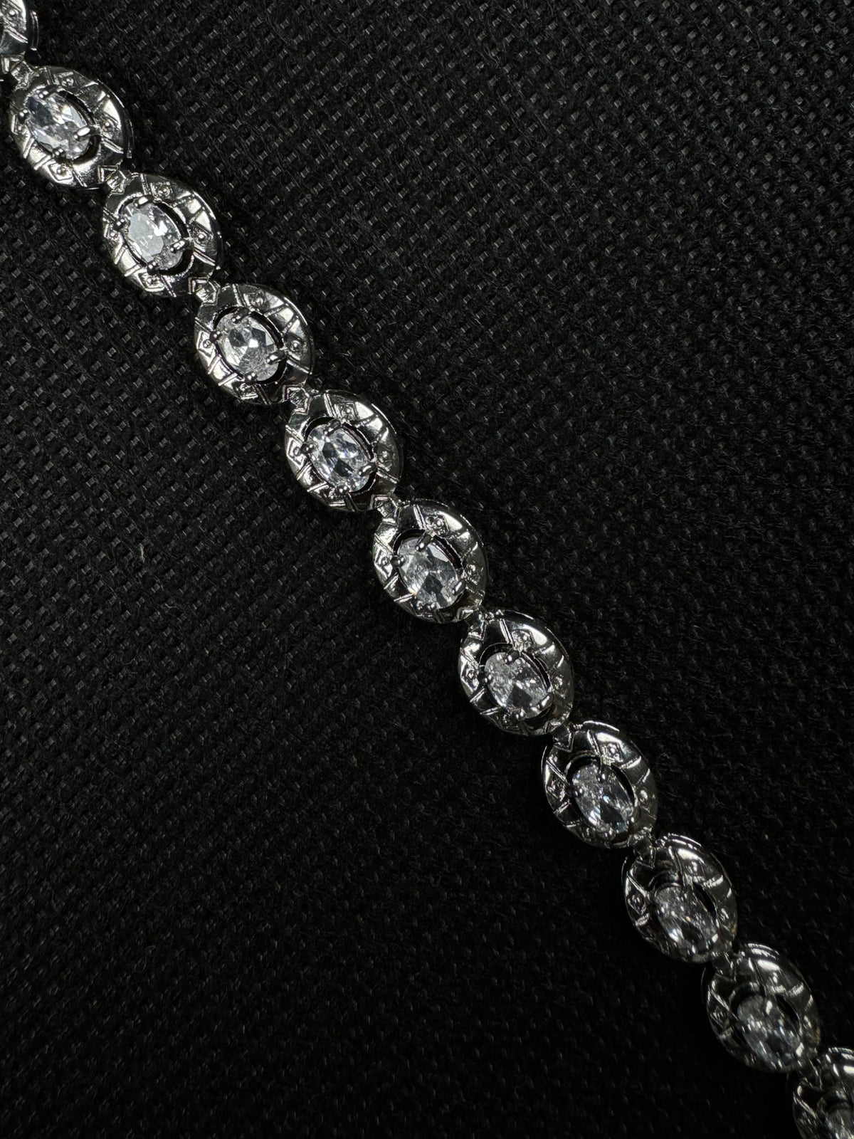 Gemstone Bracelet (Silver)